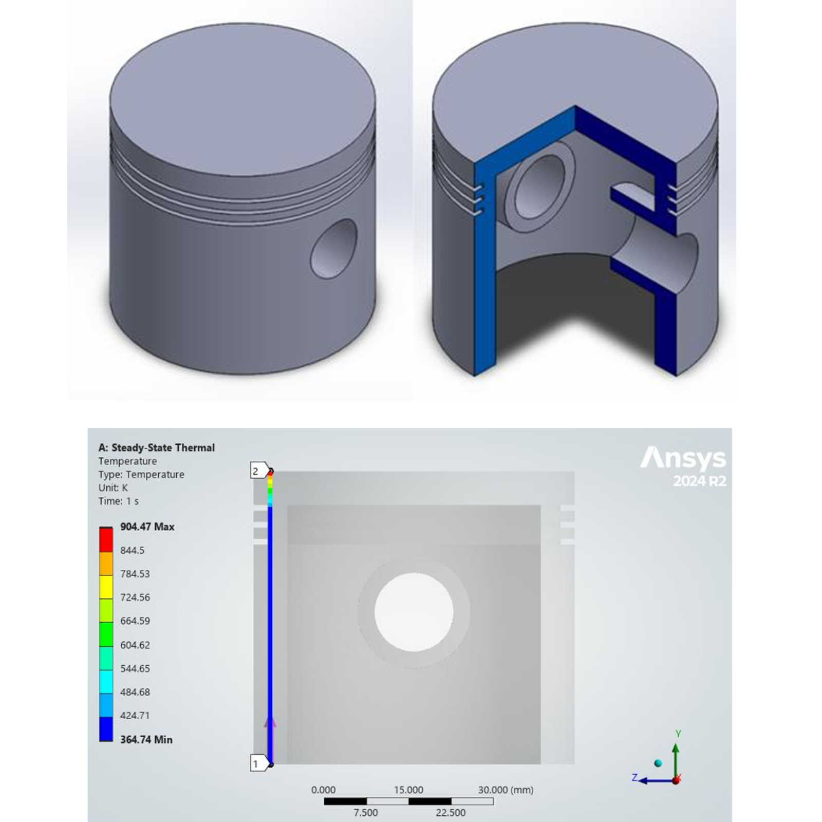 FGM Piston Model